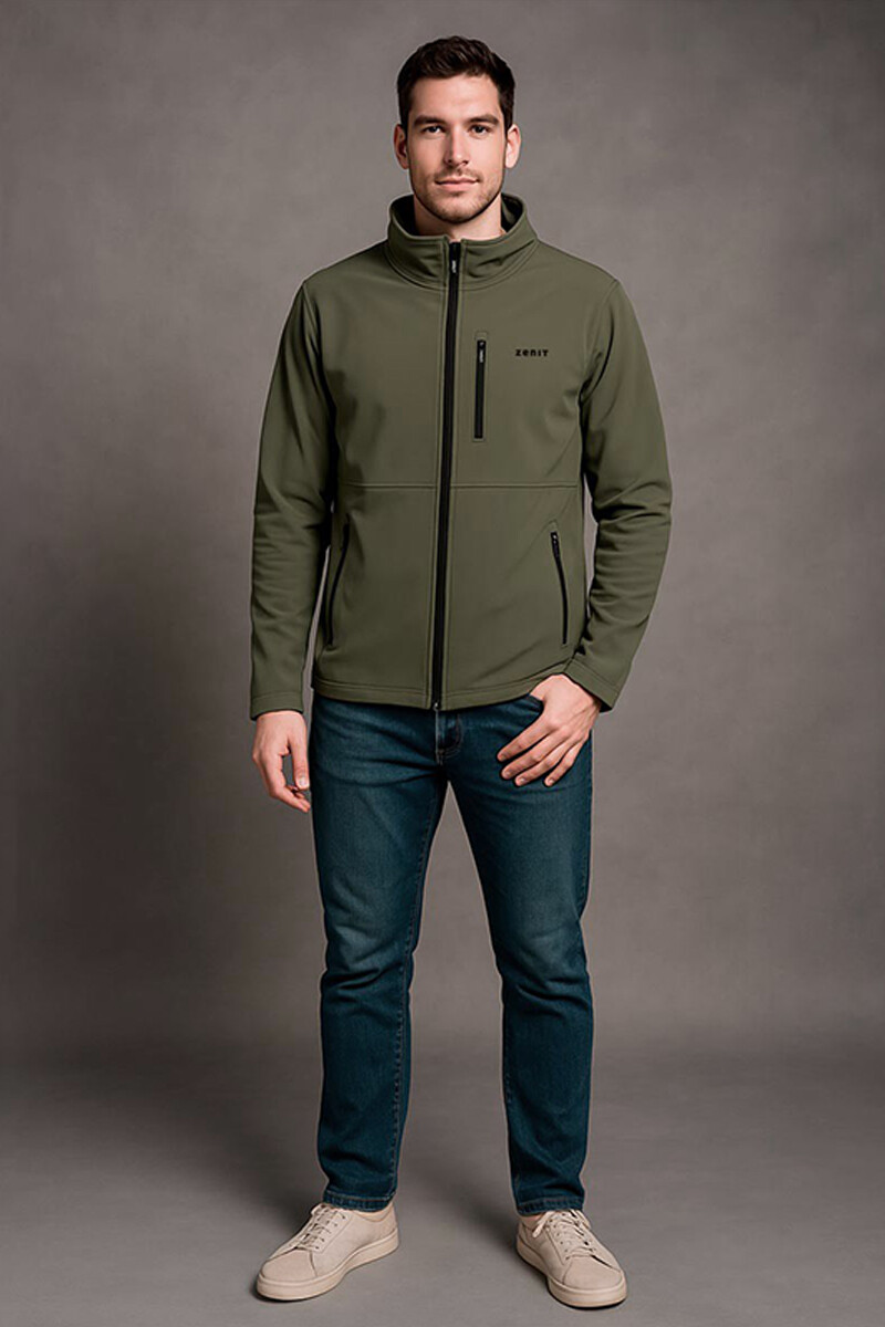 CAMPERA SOFTSHELL VERDE XL 