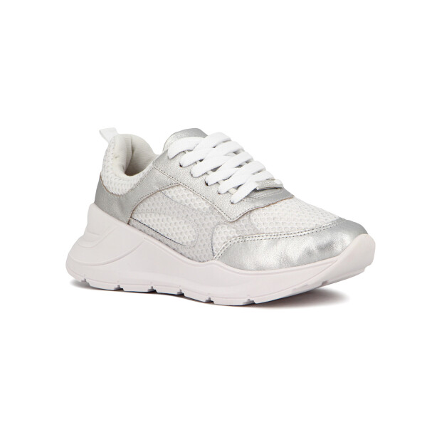 Championes Vizzano Mujer Casual Blanco-plata