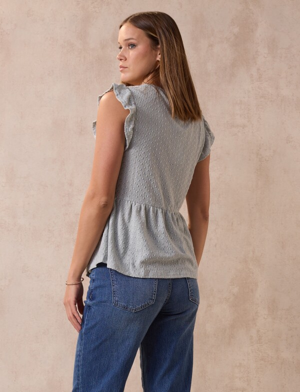 Blusa Calada GRIS CLARO