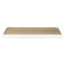 Estante duetto 4x20x60 cm cemento con borde MARRON