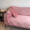 Funda Sillon 4 Cuerpos Velvet rosa