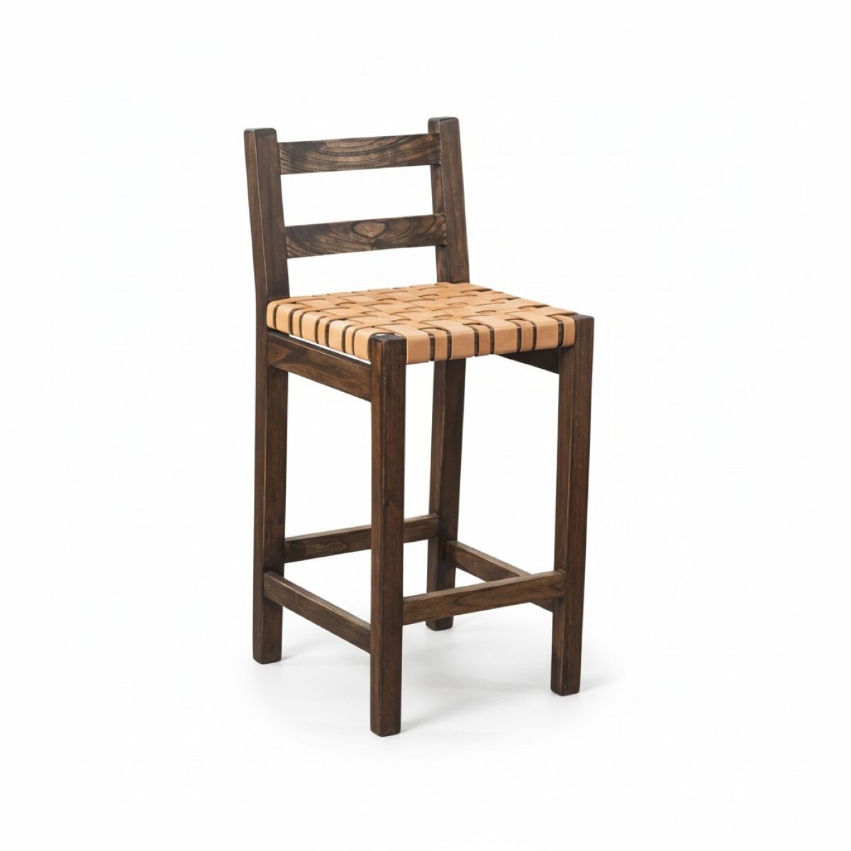 BUTACA ALTA CUERO TRAMADO (CD) 