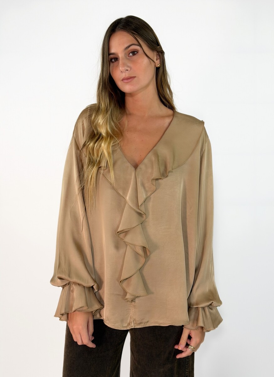 BLUSA ROSALBA - CAMEL 