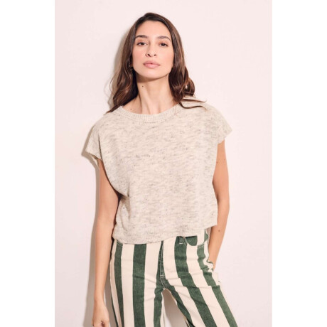 Chaleco Gris Melange