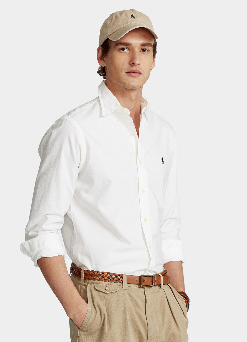 Camisa Oxford Polo Ralph Lauren - Blanco 