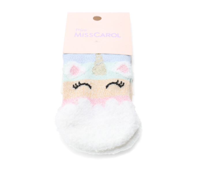 Medias Mini Miss Carol Media chenille pack X1 Rosado