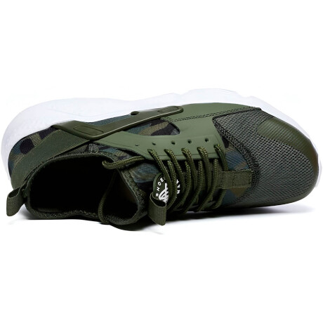 Calzado Adulto Casual Deportivo Unisex Acordonado Verde