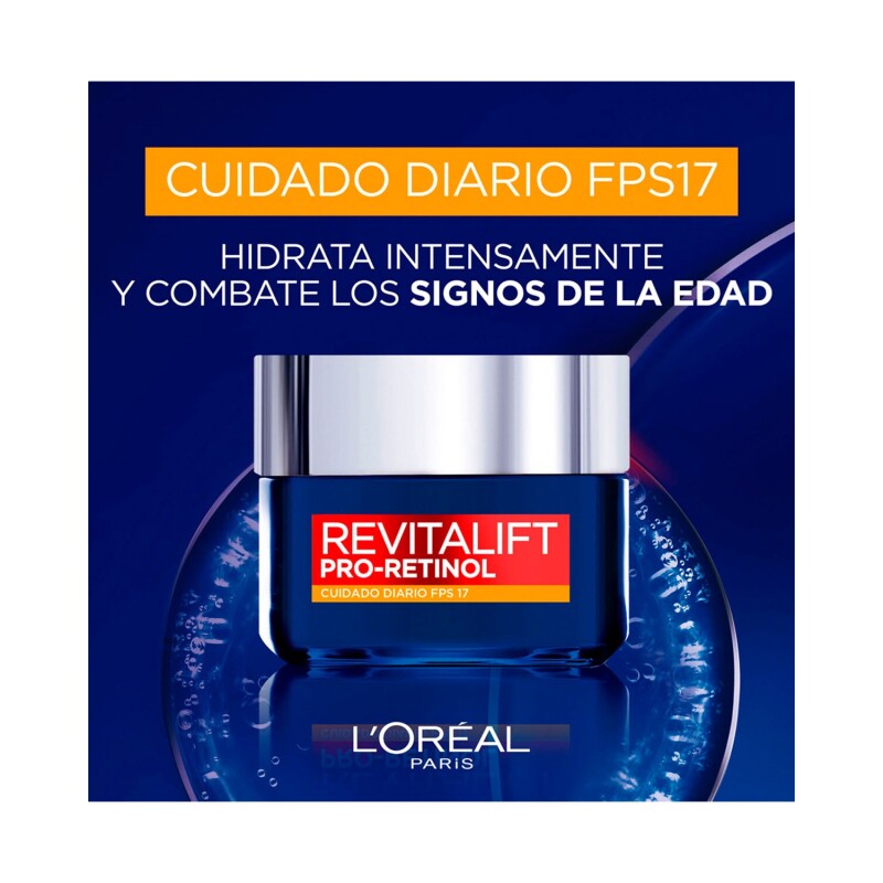 Crema de Día Loreal Revitalift Pro-Retinol FPS 17 50ml Crema de Día Loreal Revitalift Pro-Retinol FPS 17 50ml