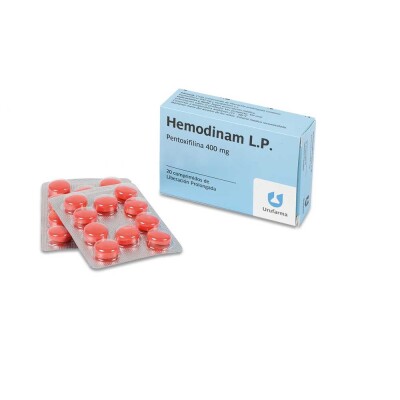 Hemodinam Lp 400 Mg. 20 Tabletas Hemodinam Lp 400 Mg. 20 Tabletas