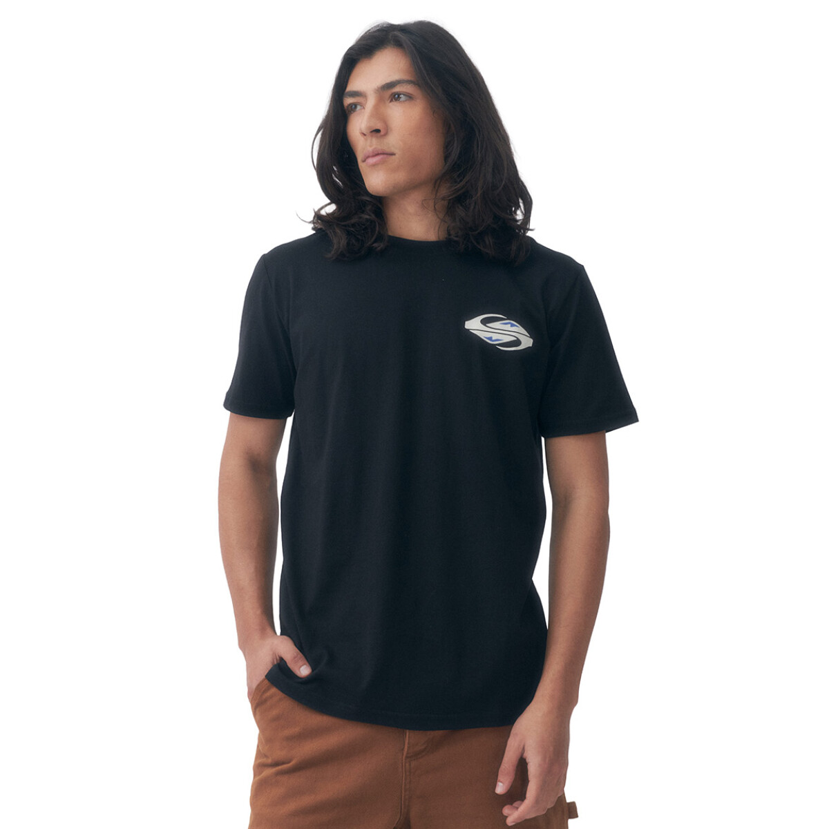Quiksilver Remera GLOBAL HEAT Hombre - Negro 