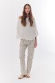 PANTALON COTTON ANIMAL NATURAL