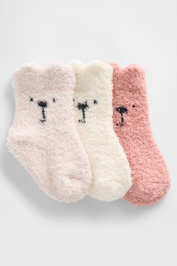 Medias Pack X3 Cozy Bebé Barely Pink