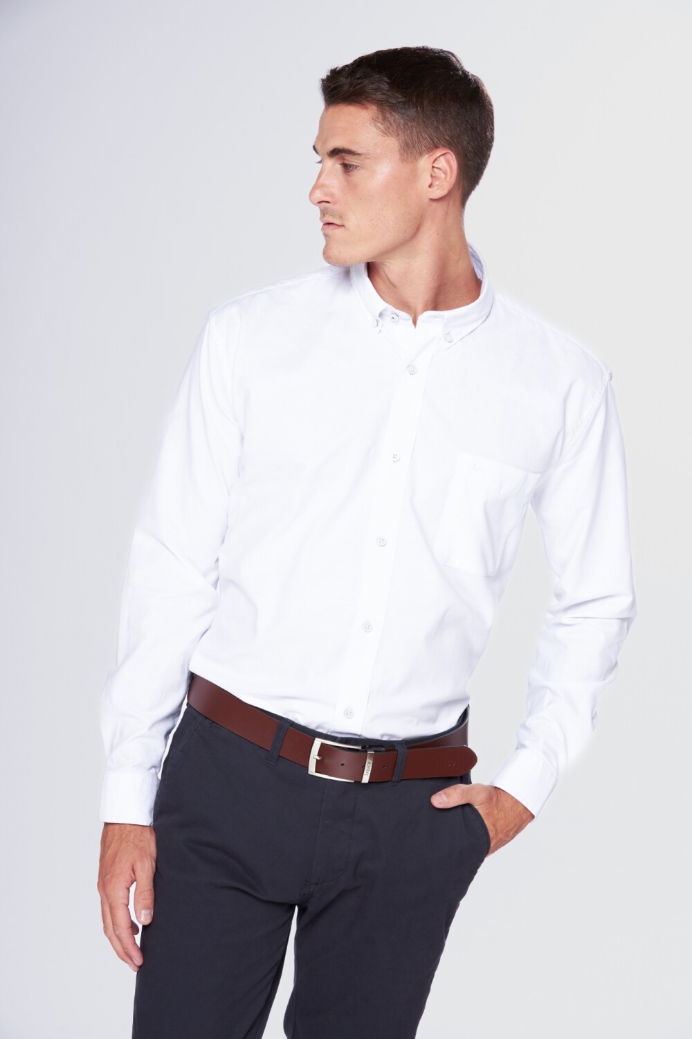 CAMISA OXFORD Blanco