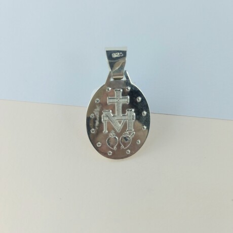Medalla religiosa de plata 925 y double en oro 18 ktes, MILAGROSA.B Medalla religiosa de plata 925 y double en oro 18 ktes, MILAGROSA.B