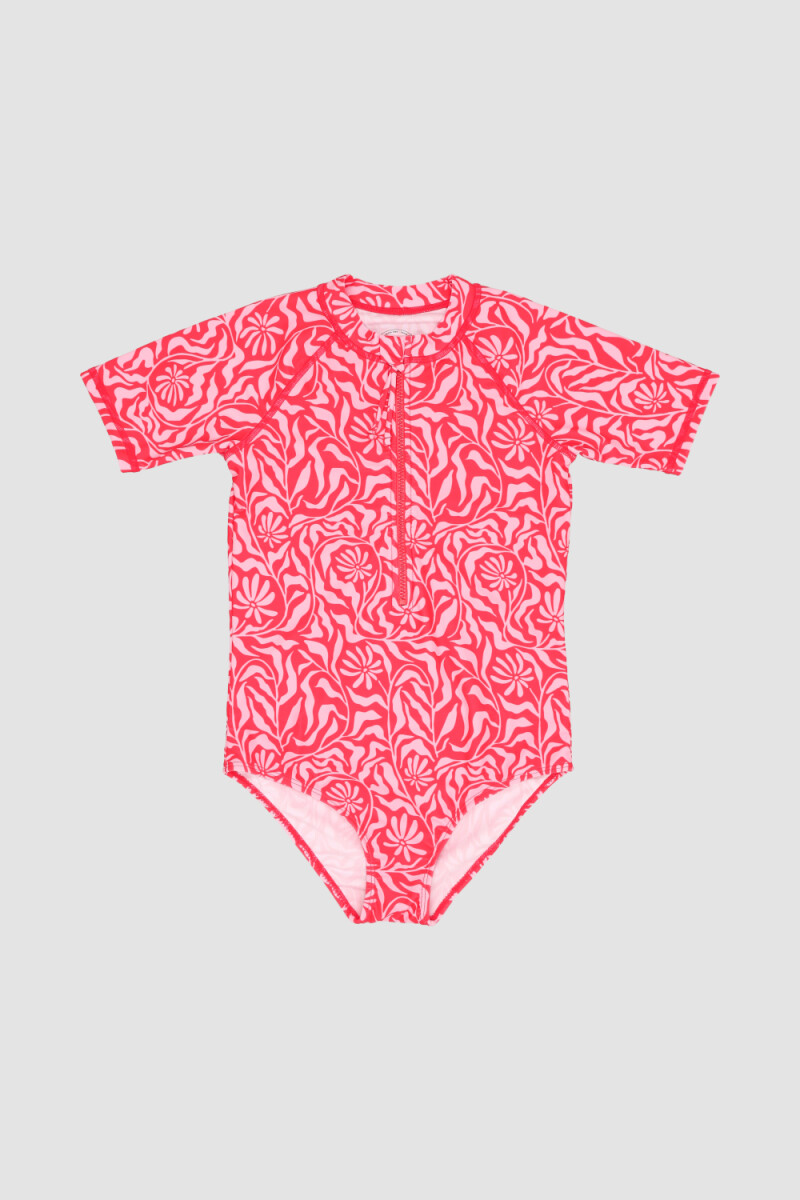 Malla manga corta kite 2-16a Rosado
