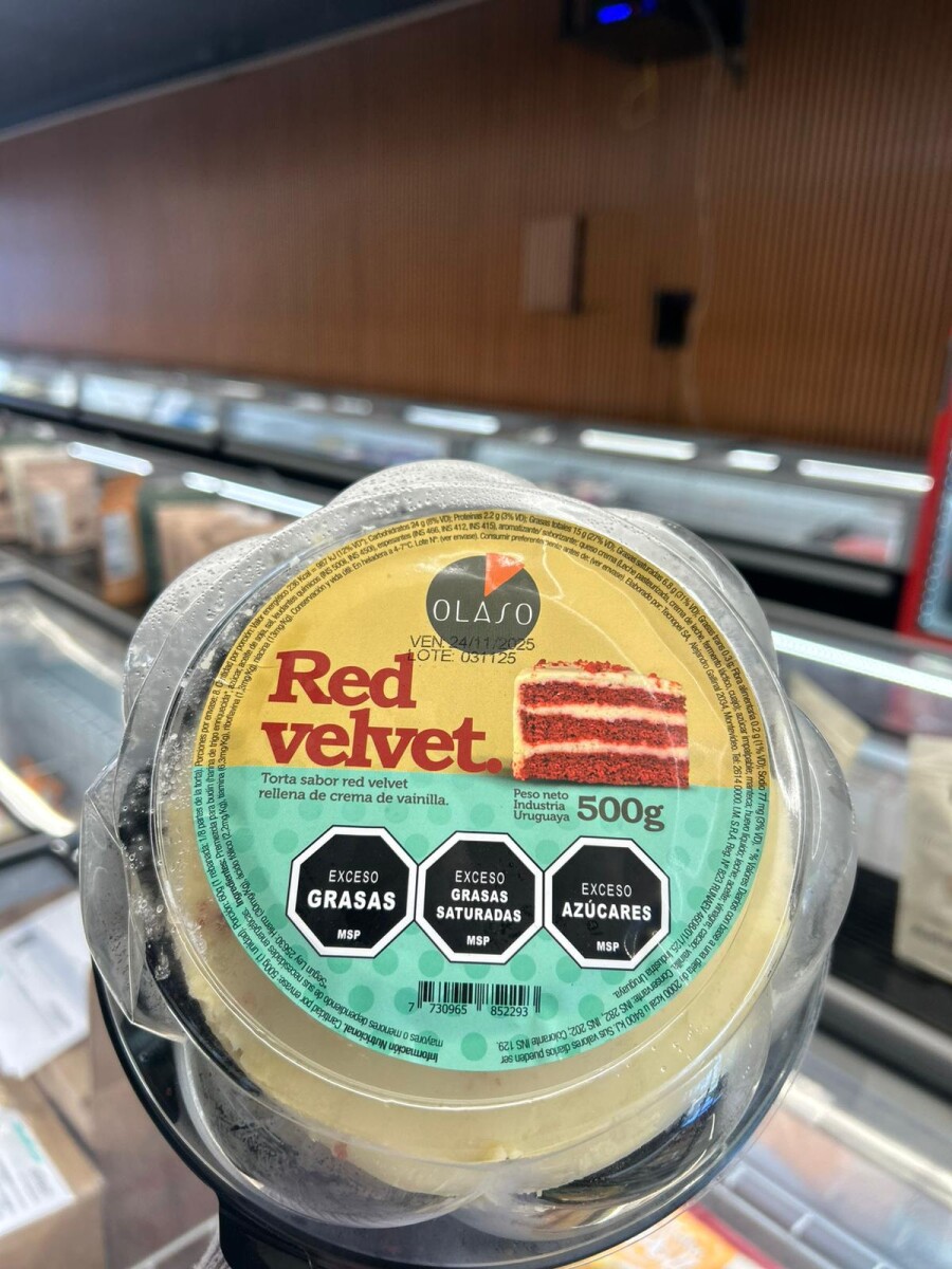 TORTA RED VELVET 500G 