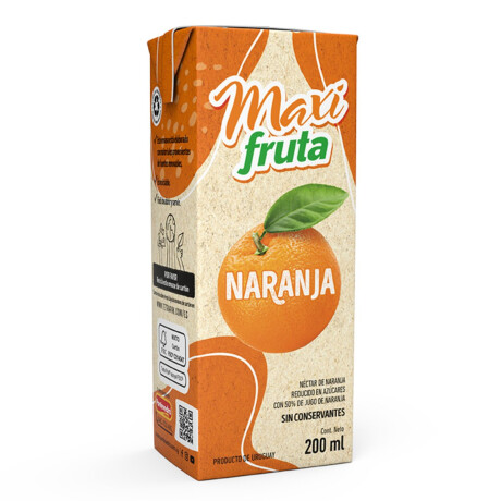 JUGO MAXI FRUTA 200ML NARANJA JUGO MAXI FRUTA 200ML NARANJA
