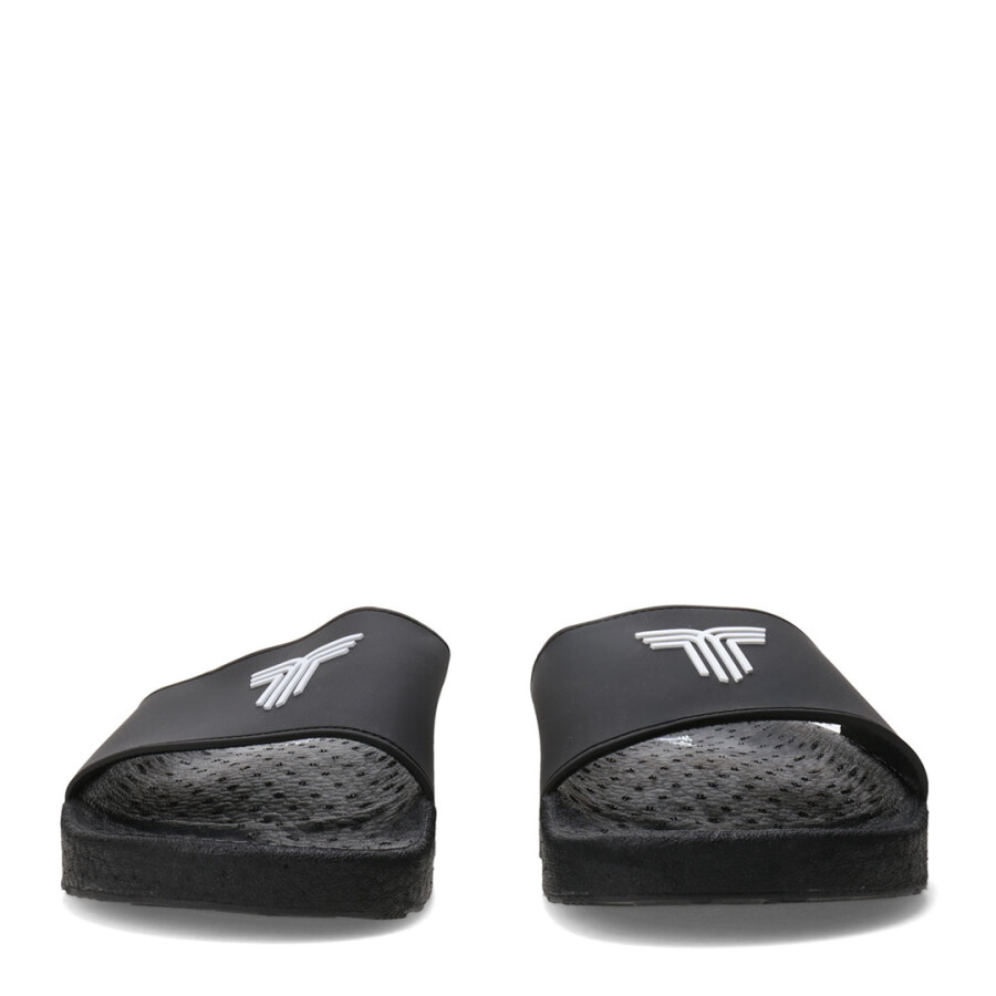 Sandalias Unisex Tiffosi Boots Slide Negro - Blanco