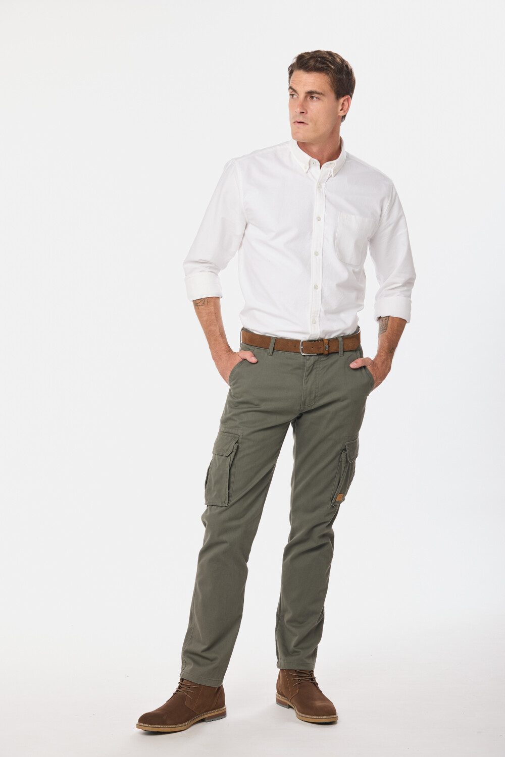 PANTALÓN CARGO Verde