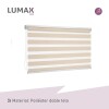 Cortina Roller Día Y Noche Lumax 1.0 X 2.1 M Gran Calidad Beige