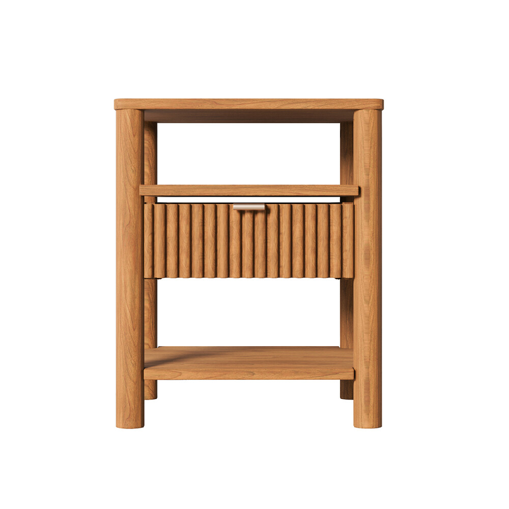 MESA DE LUZ O NOCHE 1 CAJÓN EN MADERA MACIZA MESA DE LUZ O NOCHE 1 CAJÓN EN MADERA MACIZA