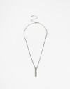 Collares Cortos Metal Collar Para Hombres De Acero Cadena Gruesa - Plateado
