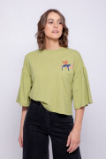 REMERA LEOPA Verde Musgo