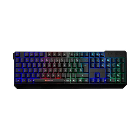 OUTLET - Teclado Gaming NIBIO K200 Wired Retroiluminado Español Black OUTLET - Teclado Gaming NIBIO K200 Wired Retroiluminado Español Black