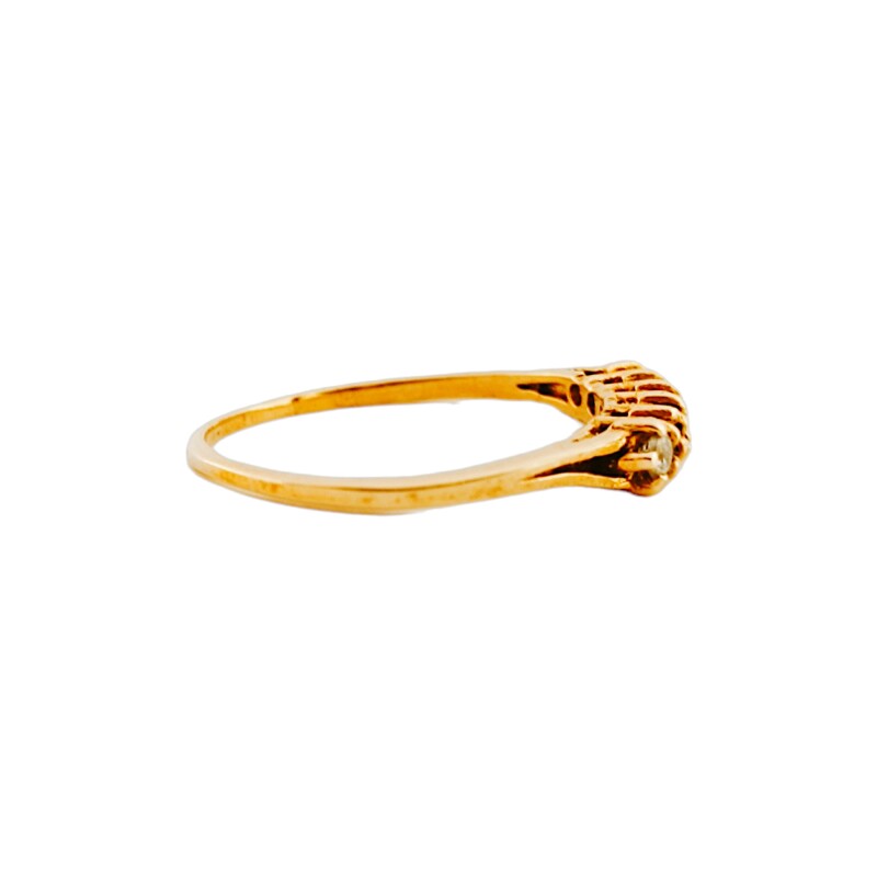 Anillo-Oro bajo-Piedra zirconia-AN8004 conpiedra