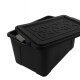 Set x2 Caja organizadora 70lts con tapa NEGRO