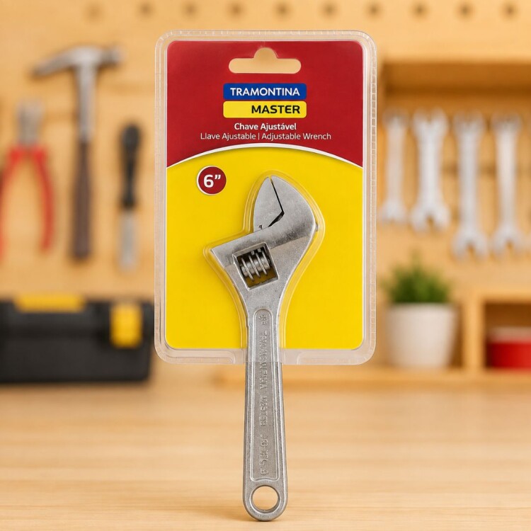 Llave Ajustable Francesa 6" Tramontina Master Llave Ajustable Francesa 6" Tramontina Master