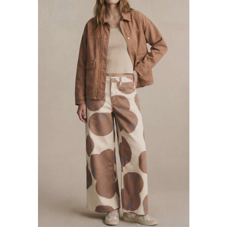 Sobrecamisa Algodón Bordada Mocha