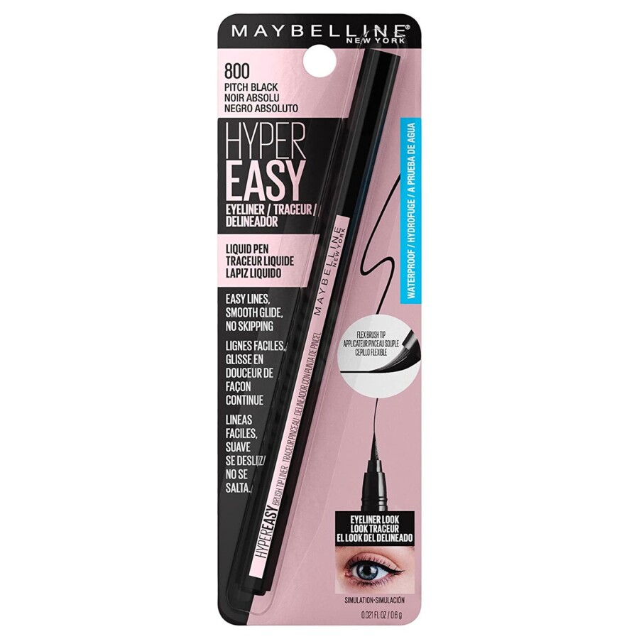 Delineador Líquido Hyper Easy Pitch Black – Maybelline Delineador Líquido Hyper Easy Pitch Black – Maybelline