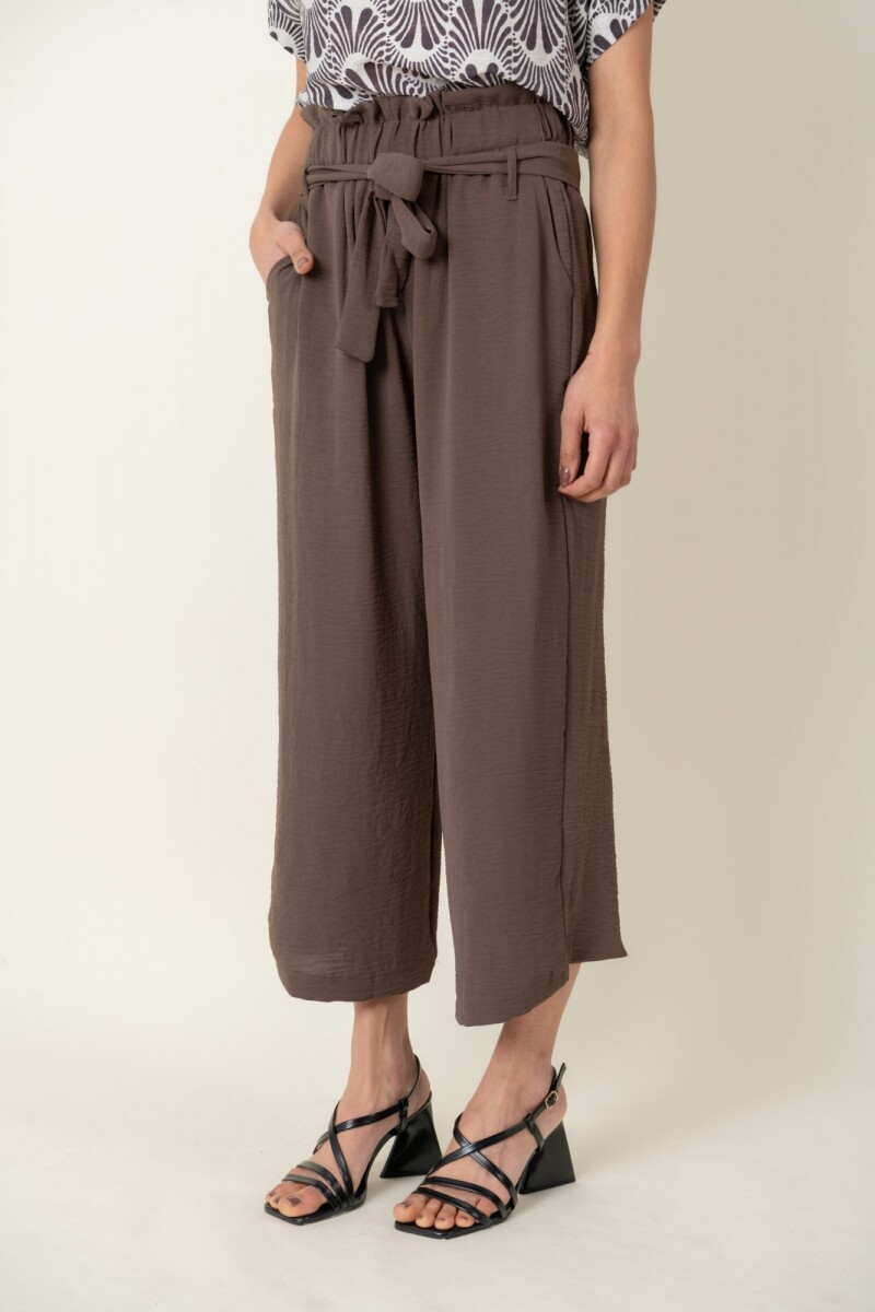 PANTALON SALVIA - Marrón 