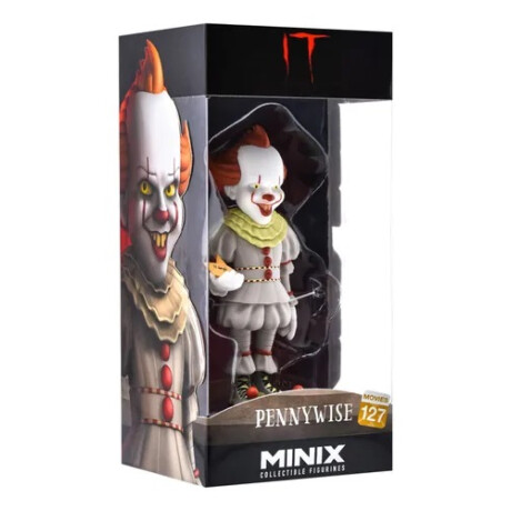 MINIX - Películas #127 - IT - Pennywise - Figura coleccionable de 12 cm MINIX - Películas #127 - IT - Pennywise - Figura coleccionable de 12 cm