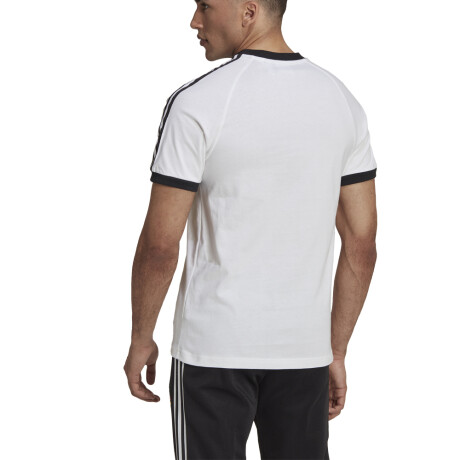 REMERA adidas 3 - STRIPES TEE WHITE/BLACK/BLACK