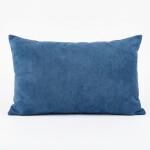 Almohadón Deco Gamuza Azul Marino 30×50 cm