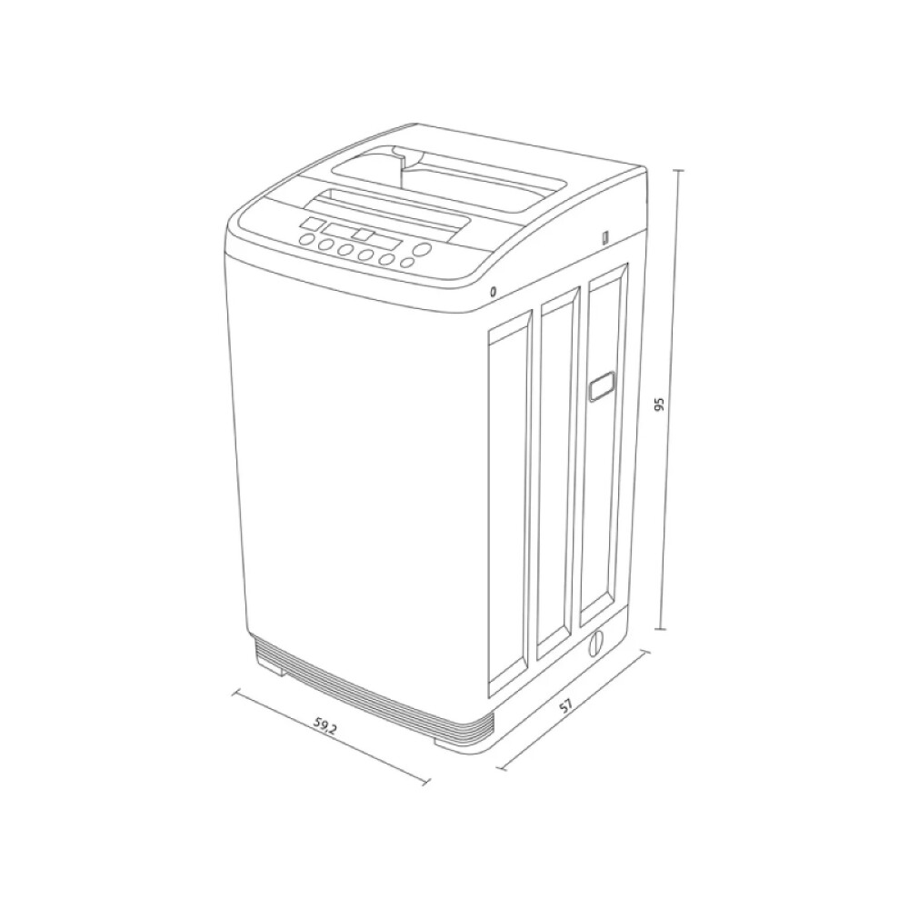 LAVARROPAS WHIRLPOOL WWI10AW9LS CARGA SUPERIOR blanco