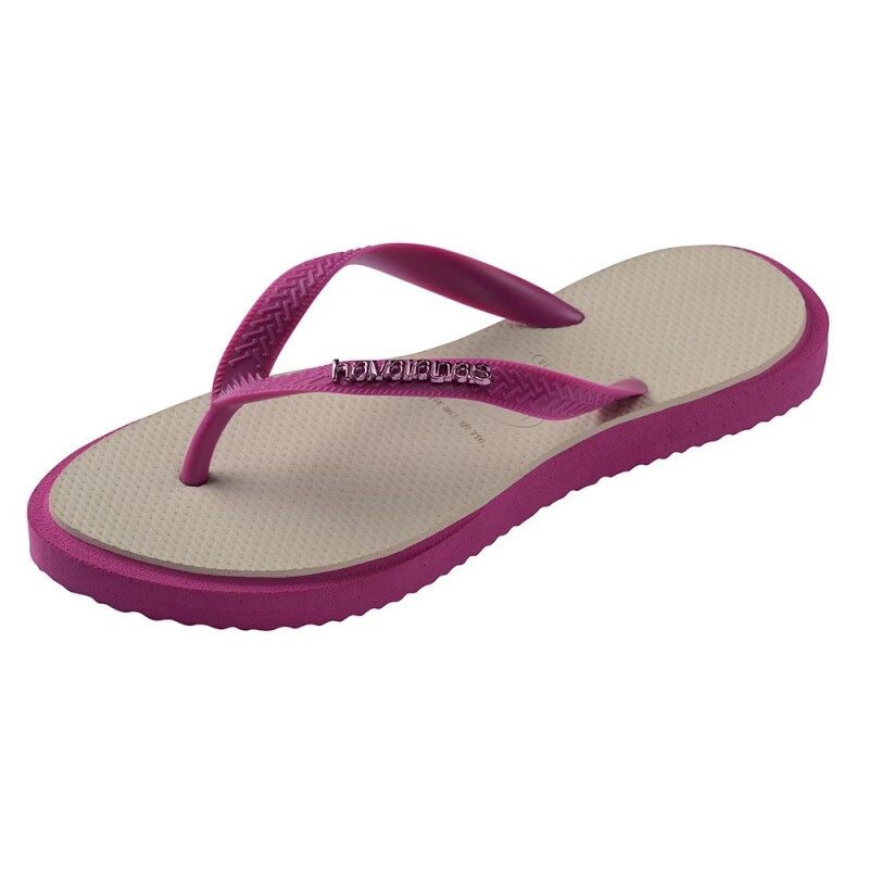 Sandalias Havaianas Top Point Fusion Mujer Rosa Gum/beige Palha