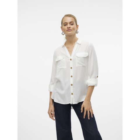 VMBUMPY L/S SHIRT NEW WVN GA NOOS SNOW WHITE
