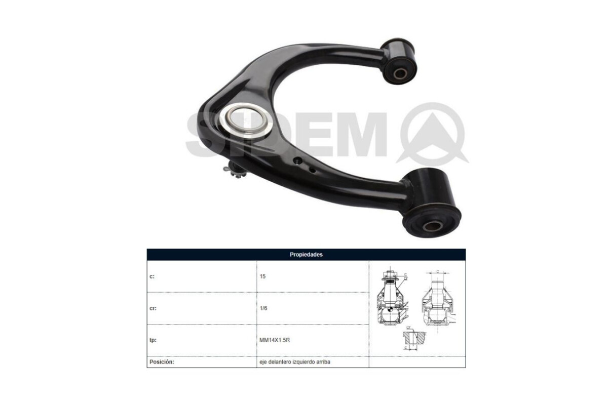 Parilla De Suspension Delantera Toyota Hilux 04-25 Izq Parilla De Suspension Delantera Toyota Hilux 04-25 Izq
