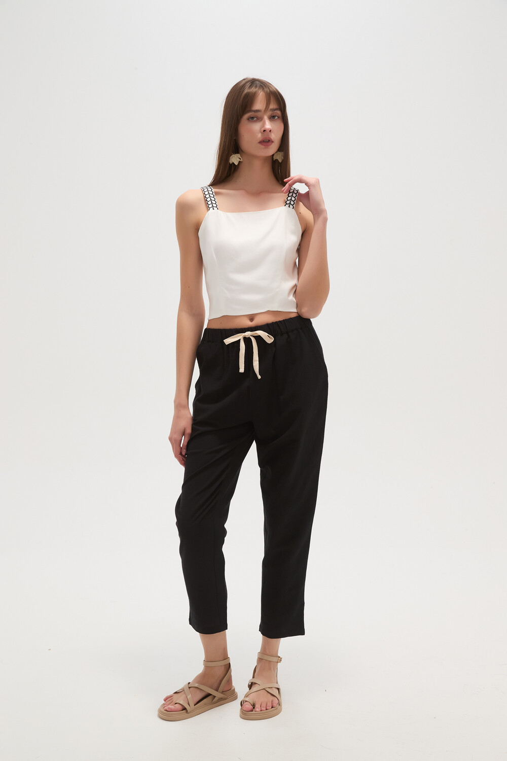 Pantalon Crispulo Negro