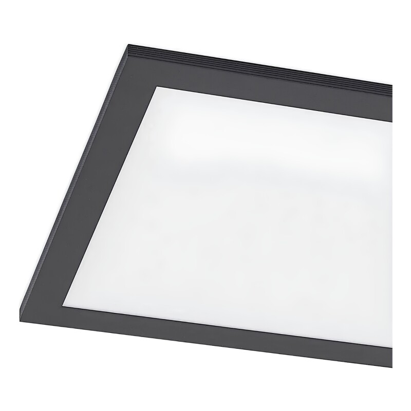 Plafón LED Barra Colgante Lumax 60W Camila 120 cm Luz Fría 6500K Negro