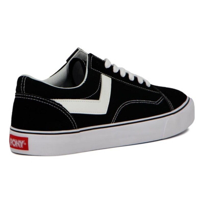 Championes Pony Casual Lona-Gamuza Unisex Negro Negro