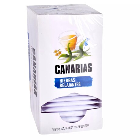 Caja X20 Té De Hierbas Relajantes Canarias 20Gr 001