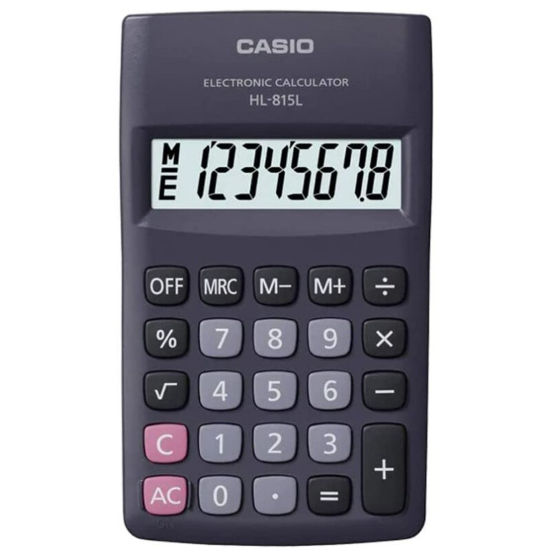 Calculadora Casio clásica HL-815LBK Calculadora Casio clásica HL-815LBK