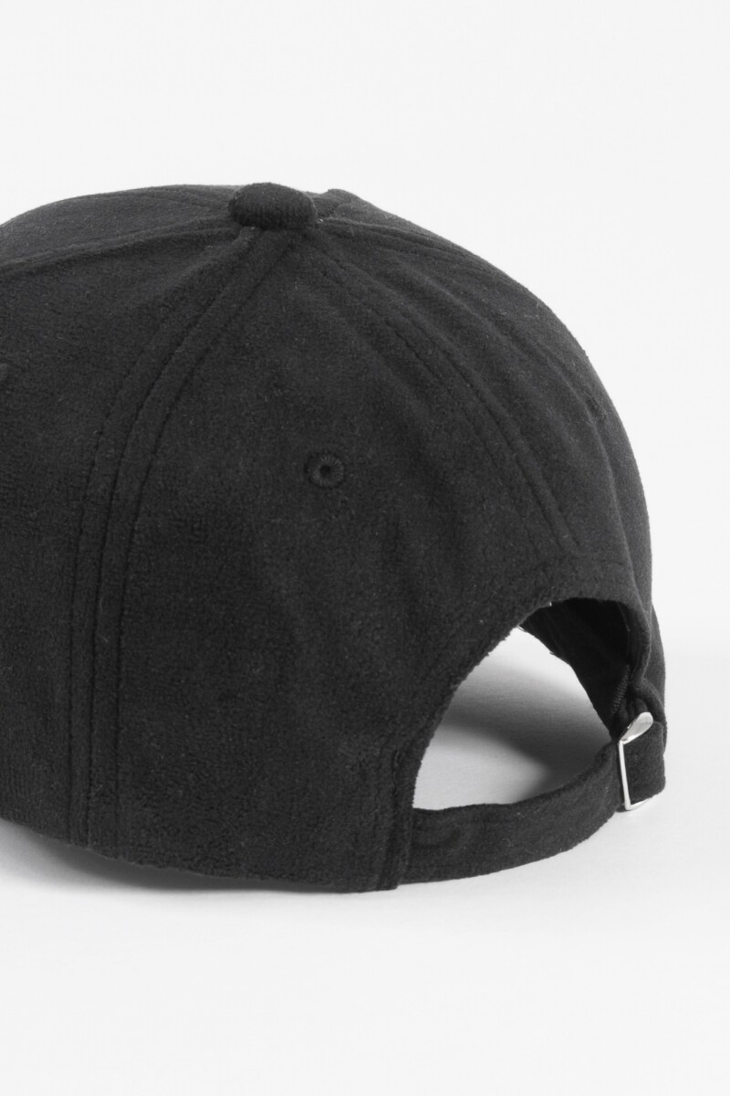 Cap de gamuza negro