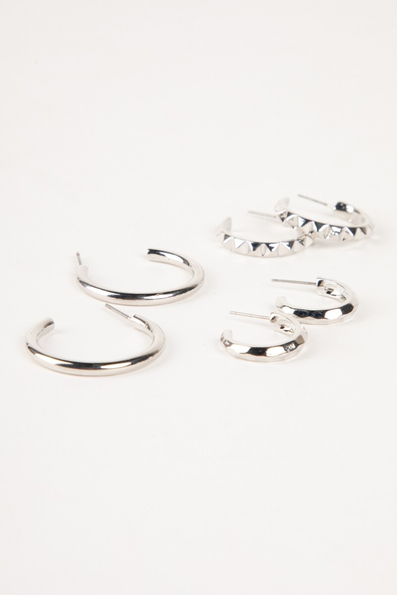AROS DERMONT Plateado