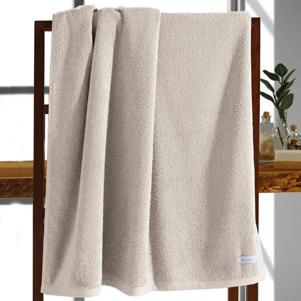 Toalla Baño Florencia Dohler - 100% Algodón - 86 x 160 cm Beige