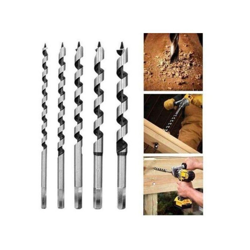 DINGQI SET 5 PIEZAS MECHA BARRENADORA P/MADERA INDUSTRIAL 10 Dingqi Set 5 Piezas Mecha Barrenadora P/madera Industrial 10